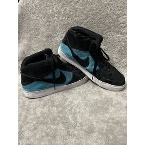 Nike SB Mavrick Suede Black Teal Men's Skateboarding Shoes Size 9